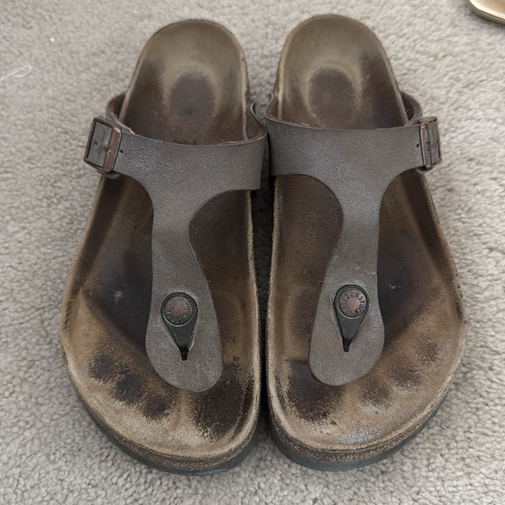 Birkenstock Brown Sandals - Authentic, Fair Condition
